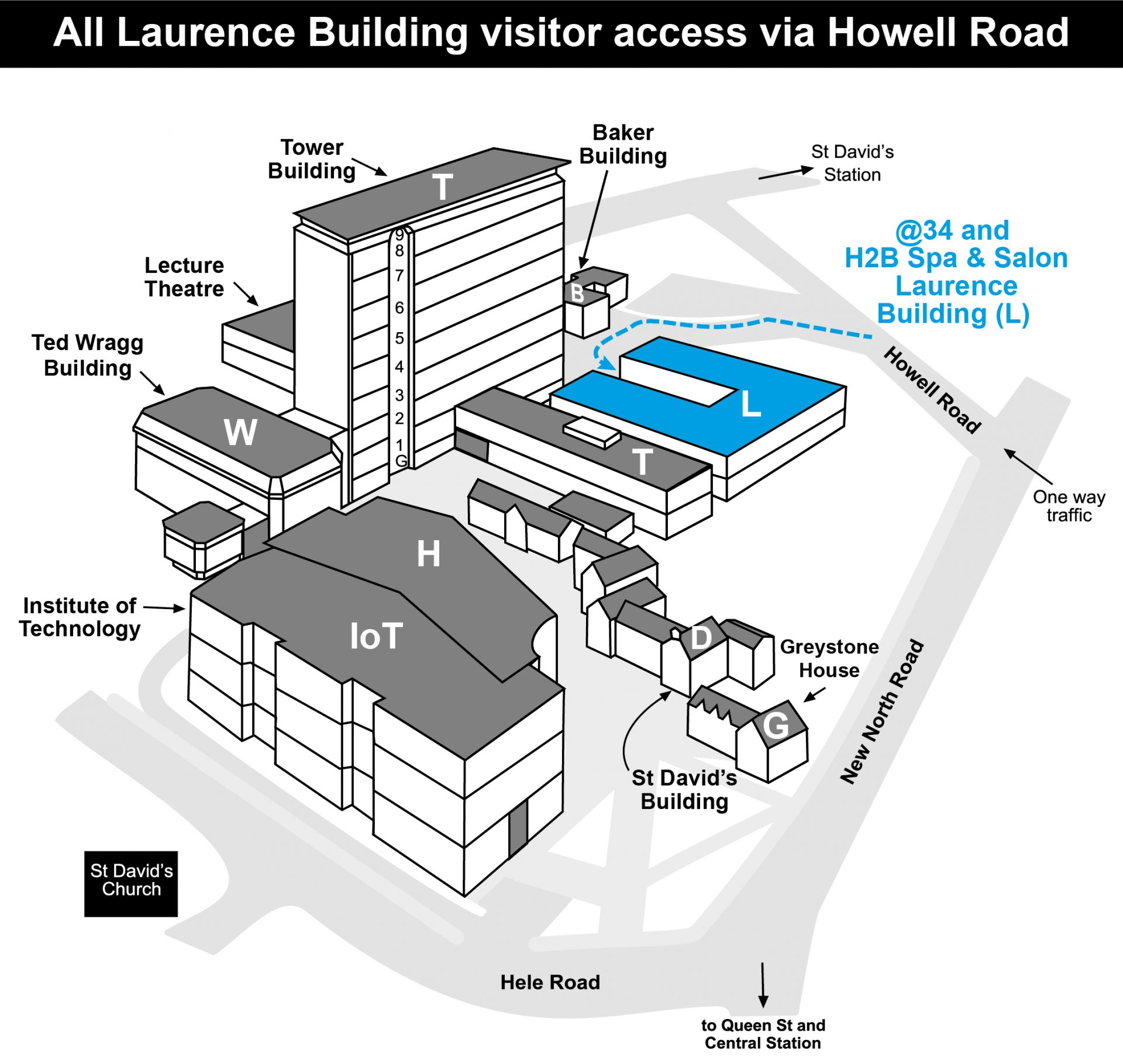 Map of Hele Road Site