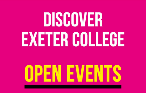 discover Exeter college open events