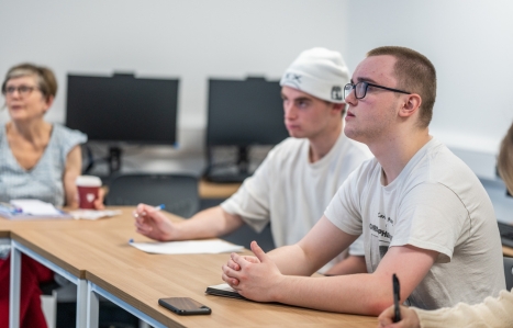 Students in a class