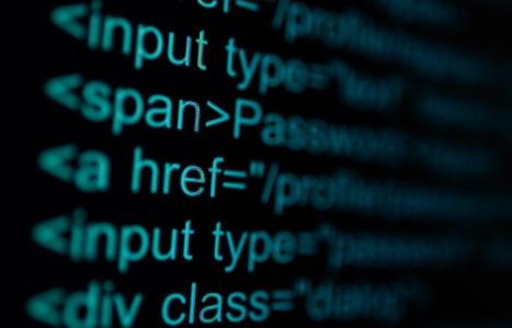 Programming code abstract technology background of software developer