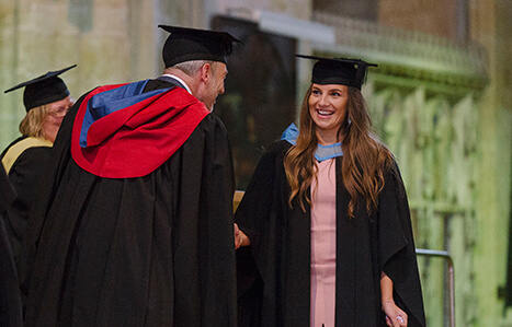 Exeter College Graduate on Track for a Bright Future