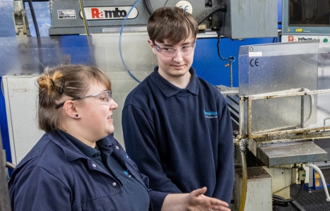 Student with Hepco Staff