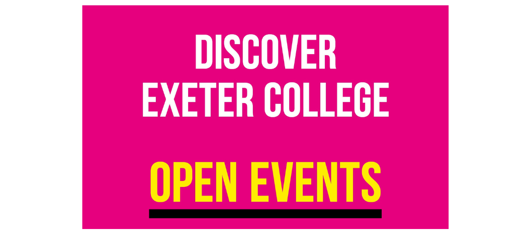 discover Exeter college open events