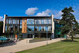 Exterior photo of the IoT building on the Hele site