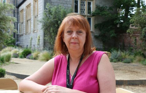 Cathy, one of our ESOL Programme Leaders and a CELTA trainee.