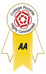 College Rosette Highly Commended AA