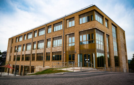 Exeter College's new CLS Building from the outside