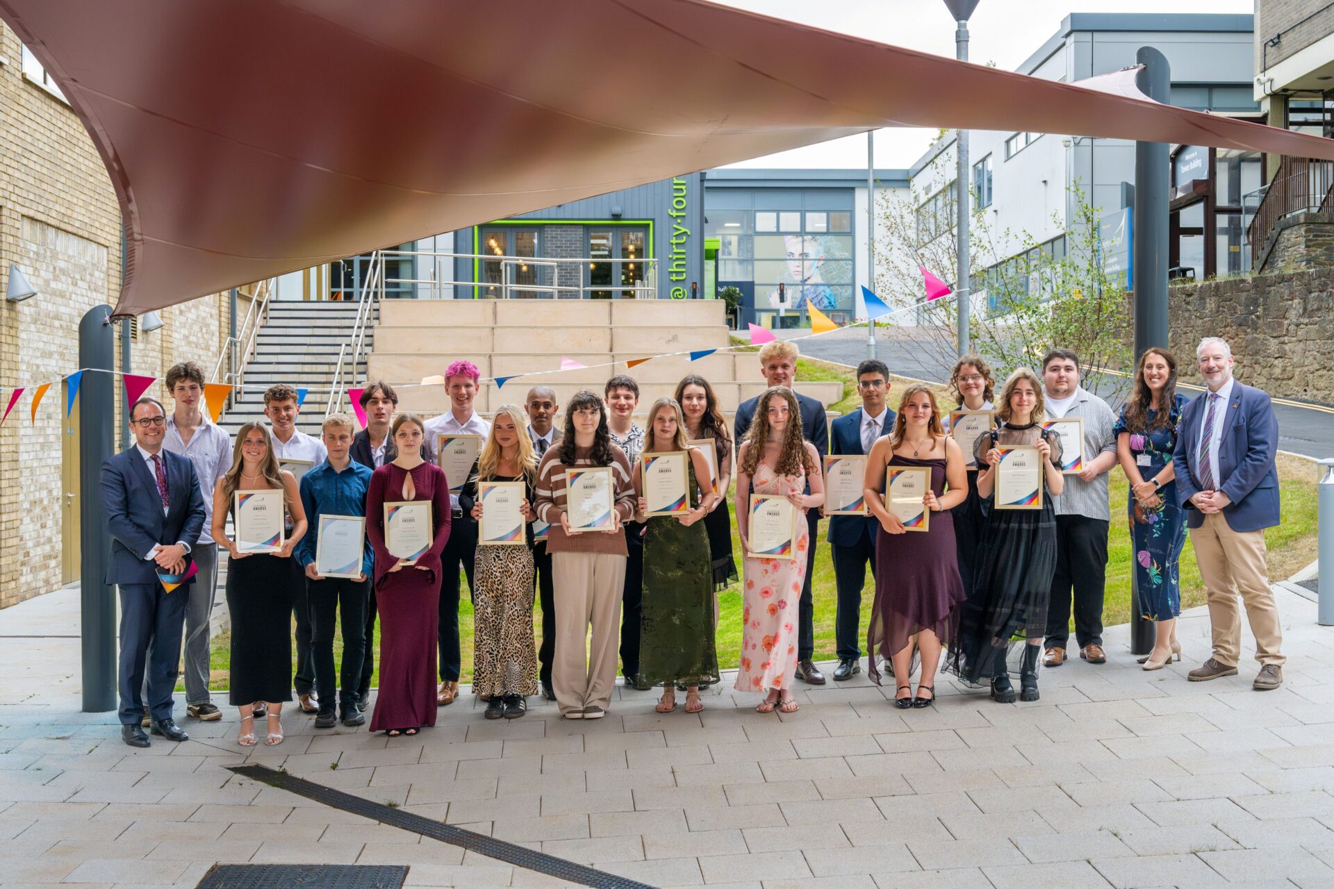 Exeter College Learners with awards outside the Centre for Law and Social Sciences