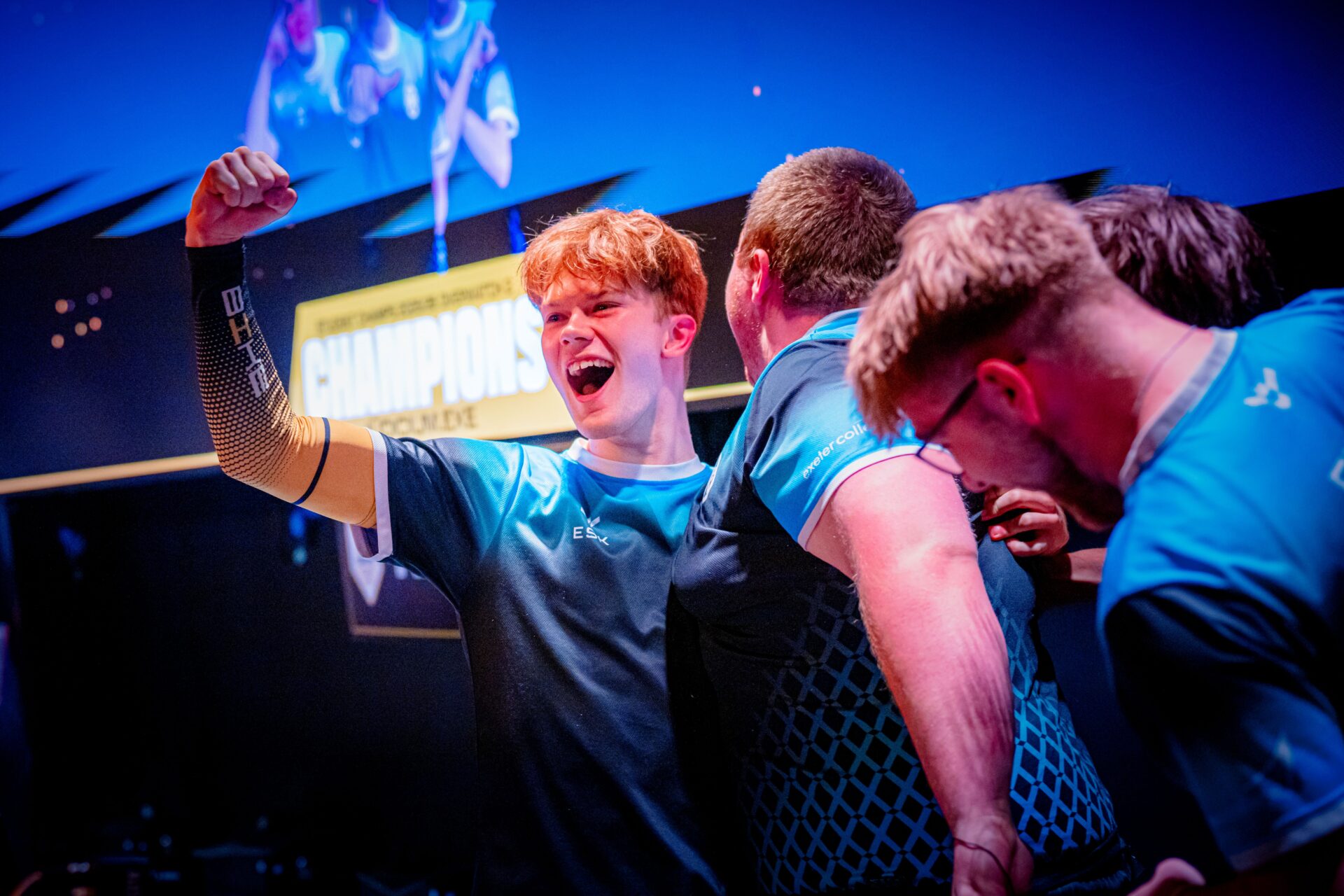 Exeter College Esports learners celebrate national championship win