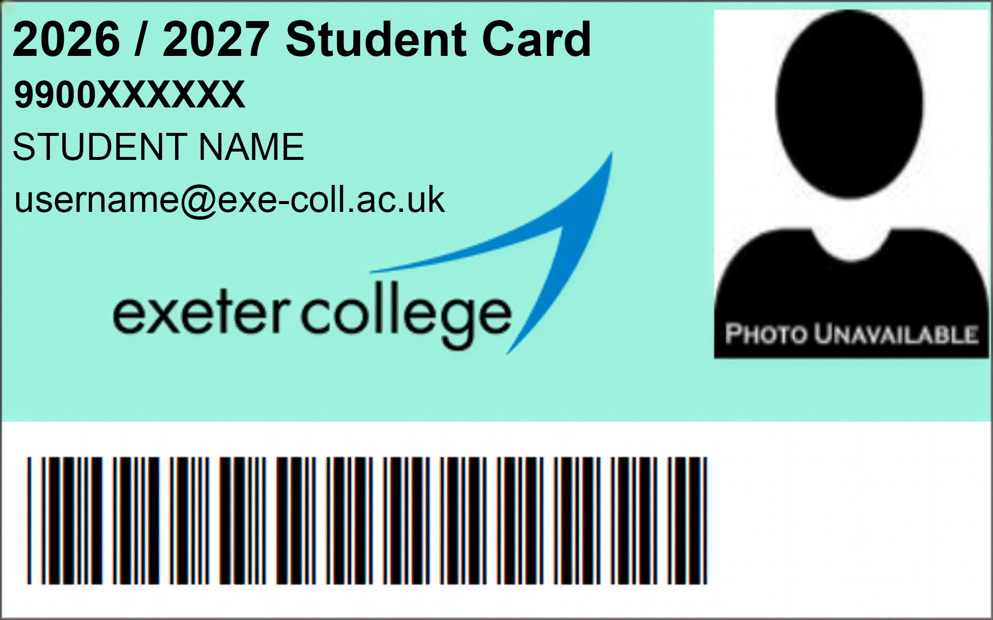 Exeter College ID Example
